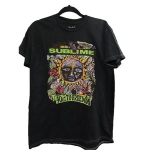NWOT SUBLIME 40Oz To Freedom Short Sleeve T-shirt Tee Vintage Wash Unisex Medium